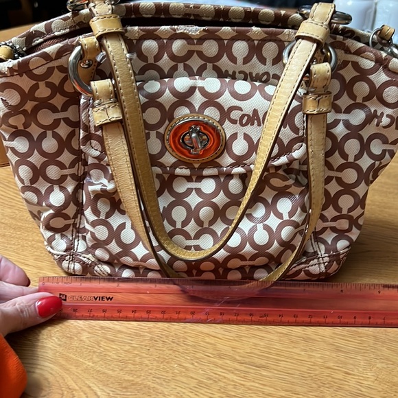 Cream and brown C’s mini purse - Picture 13 of 14